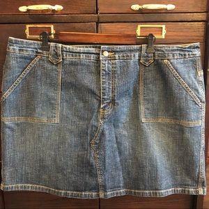Lane Bryant Blue Denim Skirt